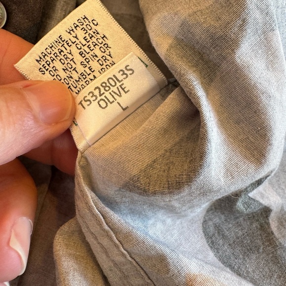 Bugatchi Comfort Stretch Shirt Shaped Fit Abstract Pattern Button Front LG - Picture 10 of 10